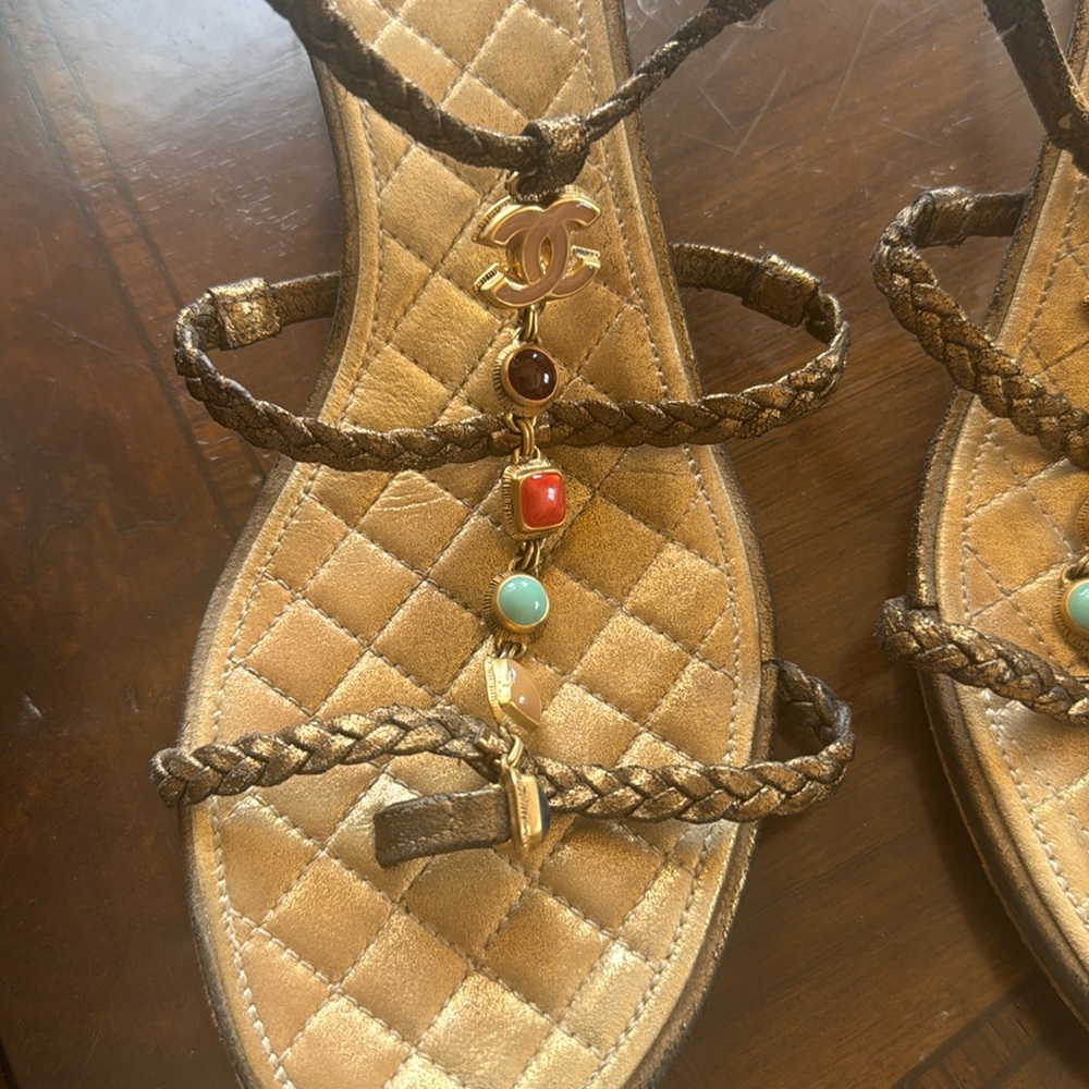 Chanel Sandals size 7 1/2